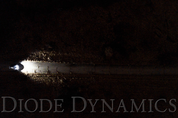 Diode Dynamics Stage Series 1" LED Pod Sport White Flood Flush White Backlight