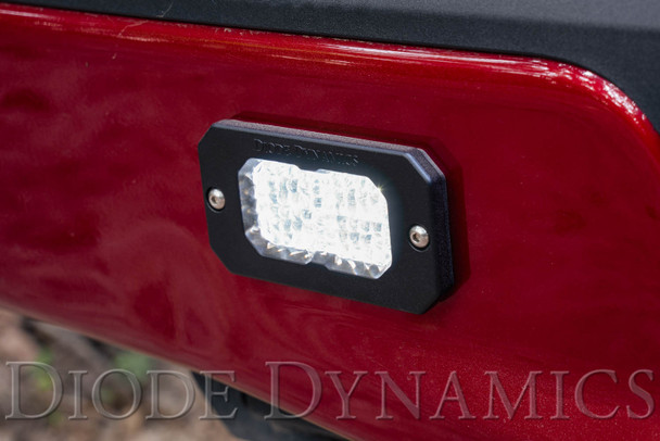 Diode Dynamics Stage Series 2" LED Pod Sport White Combo Flush Amber Back Light (Single)