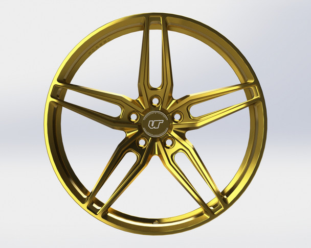 VR Forged D10 Wheel Gloss Gold 18x9.5 +40mm 5x114.3