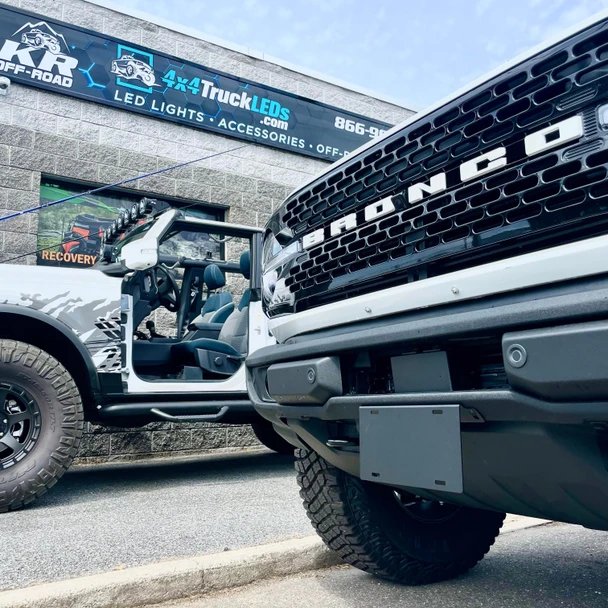 KR Off-Road License Plate Bracket for 2021+ Ford Bronco KR Off-Road License Plate Bracket for 2021+ Ford Bronco