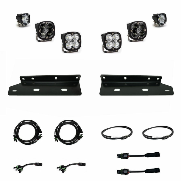 Baja Designs Triple Fog Pocket Kit (SAE) for 2021+ Ford F-150 Raptor