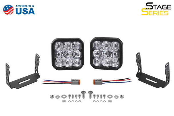 Diode Dynamics Stage Series 5" Sport White SAE Driving Standard (Pair)
