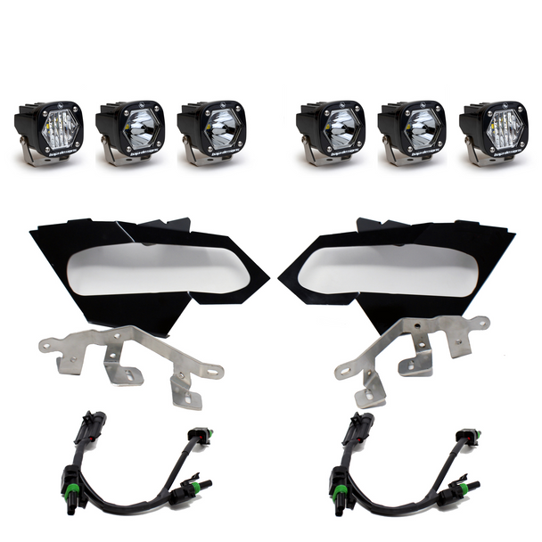 Baja Designs Can-Am, Maverick X3, Headlight Kit (6x S1 LED)