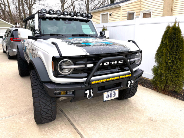 Baja Designs 30" S8 Light Bar Kit for 2021+ Ford Bronco (Modular Bumper) w/KR Off-Road Brackets Baja Designs 30" S8 Light Bar Kit for 2021+ Ford Bronco (Modular Bumper) w/KR Off-Road Brackets