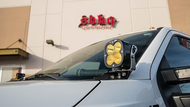 SDHQ A-Pillar Light Mounts for 2017+ Ford SuperDuty