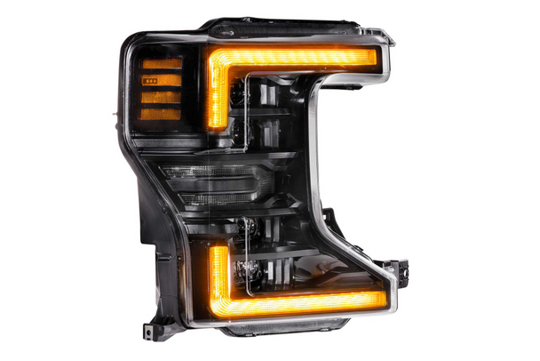 Morimoto XB LED Headlights for 2020-2022 Ford Super Duty (Amber DRL)