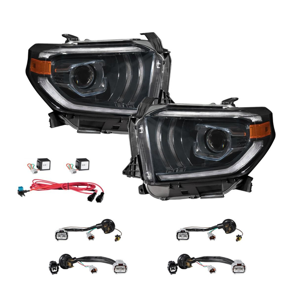 Form Lighting 2014-2021 Toyota Tundra LED Projector Headlights (Pair)