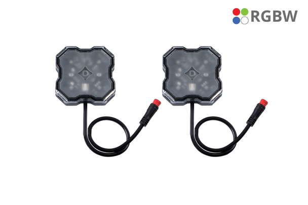 Diode Dynamics Stage Series RGBW LED Rock Light (2 Pack)