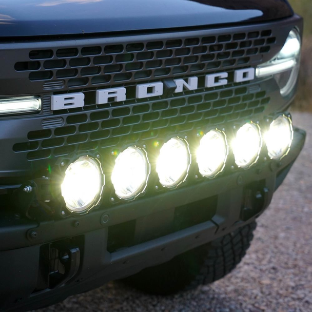 KC HiLiTES Gravity® LED Pro6 39" Light Bar Kit for 2021+ Ford Bronco (HD Modular Bumper)