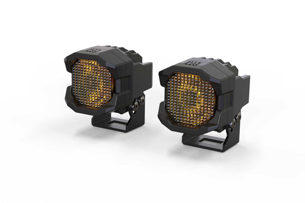 Morimoto 1Banger HXB LED Pods, Yellow Flood (Pair)