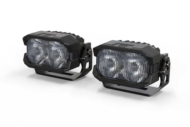 Morimoto 2Banger HXB LED Pods, White Wide (Pair)