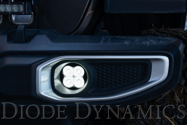 Diode Dynamics SS3 LED Fog Light Kit (2007-2018 Jeep JK Wrangler, 2018+ Jeep JL Wrangler & 2020+ Jeep JT Gladiator)