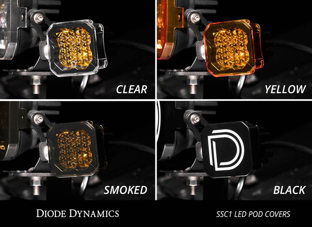 Diode Dynamics Stage Series 1" LED Pod Cover (Black)