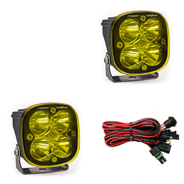 Baja Designs Squadron Racer Edition, Pair Spot LED, Amber