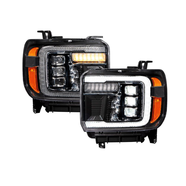 Form Lighting LED Projector Headlights for 2014-2018 GMC Sierra 1500
