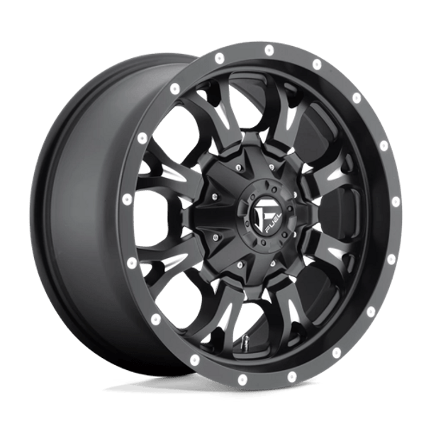 Fuel 1PC: D517 KRANK, D517 20X10 6X135/5.5 MT-BLK-MIL -24MM