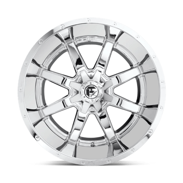 Fuel 1PC: D536 MAVERICK, D536 20X8.25 8X210 CHR-PLATED -195MM
