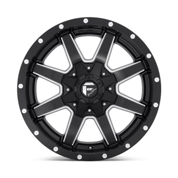 Fuel 1PC: D538 MAVERICK, D538 17X9 6X135/5.5 MT-BLK-MIL -12MM