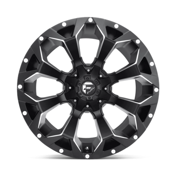 Fuel 1PC: D546 ASSAULT, D546 17X9 5X4.5/5.0 MT-BLK-MIL 01MM