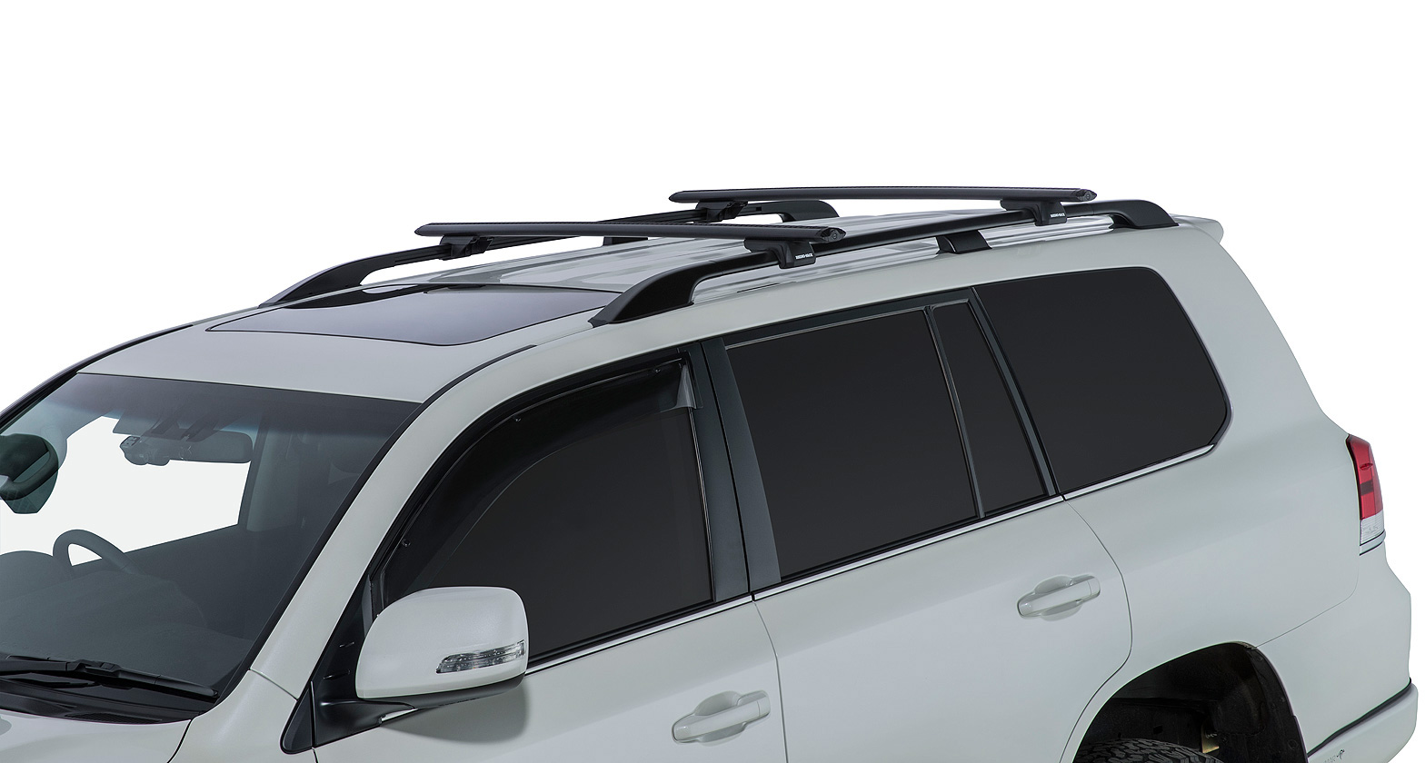 百雷防壁 REVIVAL C.BSS2-RV008 Rhino-Rack Vortex ROC25 Flush Black 2 Bar Roof Rack (RV0648B)