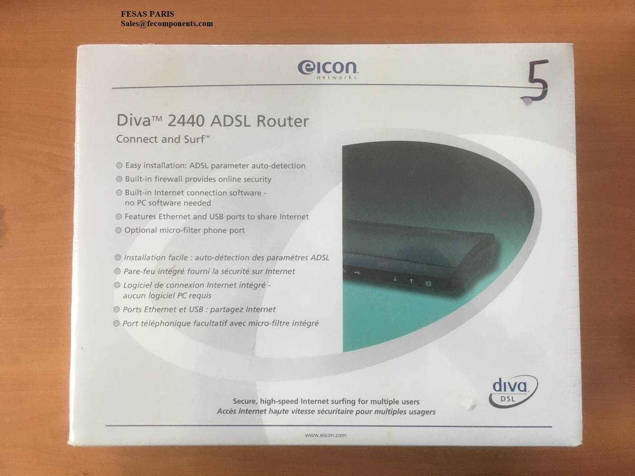 Routeur ADSL EICON Diva 2440 - Neuf - Modem Canada