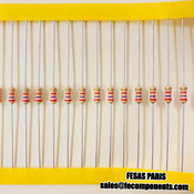 Royal Ohm Carbon Film Resistors 2700Ohms 1/4W 5%