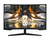 Ecran 32'' Samsung Noir LS32AG550EPXEN Gaming Odyssey G5A WQHD Incurvé 1000R VA