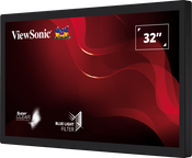 Ecran 32" Viewsonic TD3207 Noir 16:9 FHD Tactile capacitif 10points IP54 5ms 450