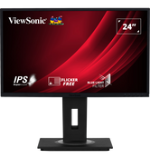 Ecran 24" Viewsonic VG2448 FHD 1080p IPS 16:9 250cd/m  5mn VGA HDMI DP 4xUSB 3.0