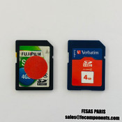 Verbatim et FujiFilm Carte SD 4Go (Lot de 2Pcs)