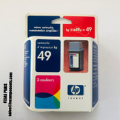 HP 49 - 3 Couleurs - Originale - Cartouche d'Impression (51649AE ABF)
