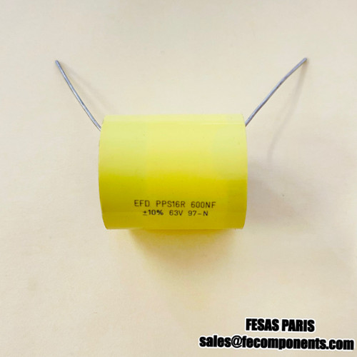 Eurofarad PPS16R Polypropylene Film-Foil Capacitors 600nF 63V ±10%