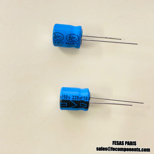 Lelon REA Aluminium Electrolytic Capacitor Radial 220µF 50V 20% 10x12mm