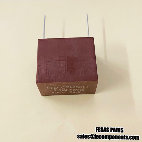 Eurofarad CPM50C Metallized Polyester Capacitors 2.2µF 400V ±20%