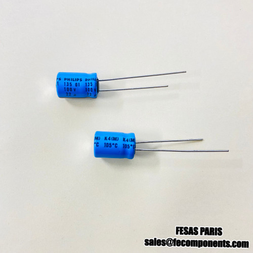 Philips 135 Series 22µF 100V Non-Solid AI - Electrolytic Capacitors Radial