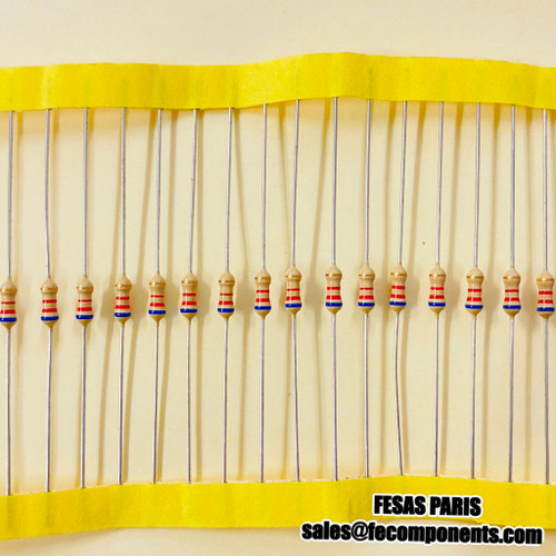 Royal Ohm Carbon Film Resistors 6200Ohms 1/4W 5%