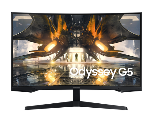 Ecran 32'' Samsung Noir LS32AG550EPXEN Gaming Odyssey G5A WQHD Incurvé 1000R VA