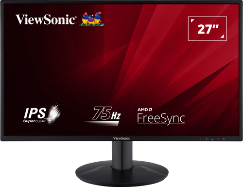 Ecran 27" Viewsonic VA2718-SH FHD 1080p IPS LED 16:9 300cd/m2 5ms 75Hz HDMI VGA