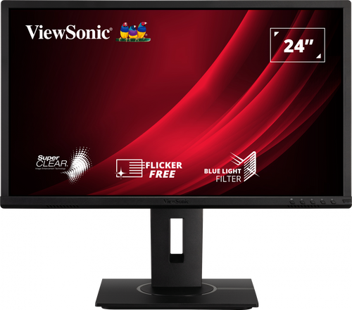 Ecran 24" Viewsonic VG2440 Noir FHD LED VA 60Hz 16:9 3000:1 250 cd/m2 5ms HDMI D
