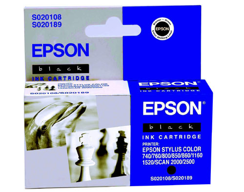 Epson S020108 / S020189 - Originale - Noir - Cartouche d'encre