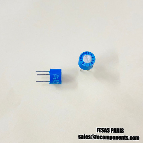 Vishay T7YA Trimmer Resistors - Through Hole 4.7kOhms 20%