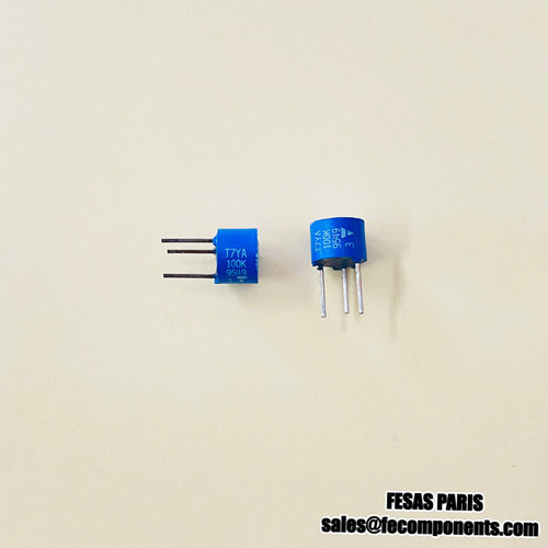 Vishay T7YA Trimmer Resistors - Through Hole 100 kOhms 20%