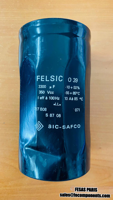 Sic Safco FELSIC O39 Capacitor 3300µF 350Vcc