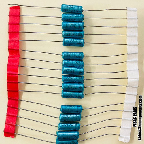 Firadec CTS1 Solid Tantalum Capacitors 33µF 10VDC 10%