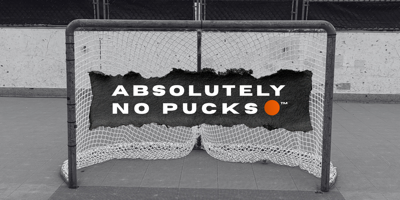 Absolutely No Pucks ball hockey apparel brand launch 2026