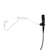 2-Wire Surveillance Kit with Clear Translucent Tube – Black