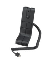 Black Desktop Paddle Microphone for Control Stations
