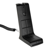 Black Desktop Paddle Microphone for Control Stations