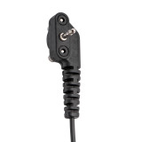 Vertex Standard MH-101A4B 1-Wire Surveillance Earpiece with Clear Acoustic Tube & PTT