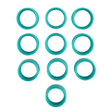 Green Antenna ID Bands – Pack of 10